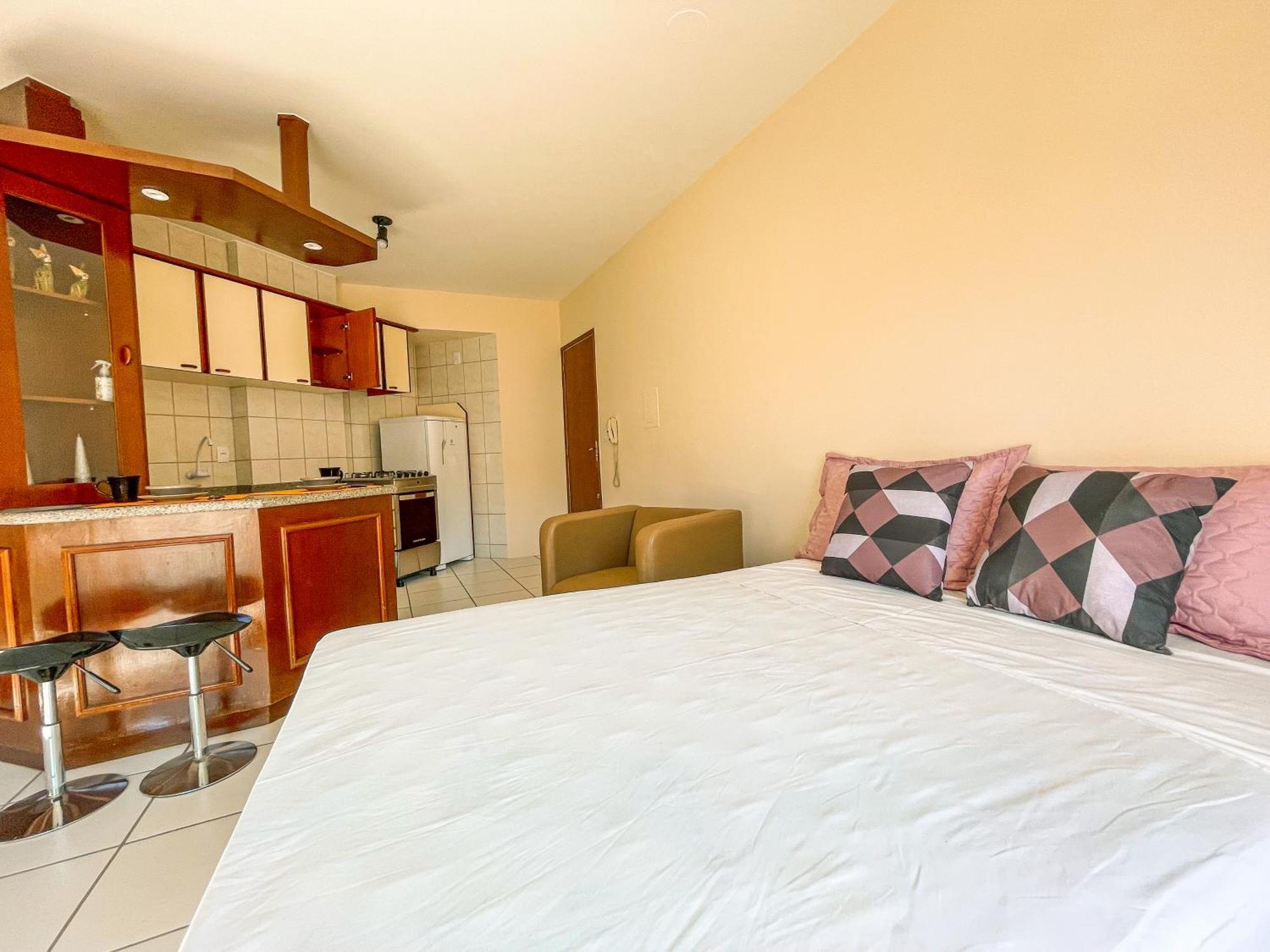 Studio No Centro: Piscina, Academia E Garagem N209 Florianopolis Luaran gambar